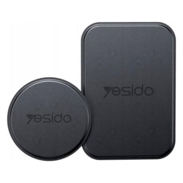 Yesido yesido C207 Zestaw Metalowych Blaszek 2w1 (1.5mm), BLACK / CZARNY