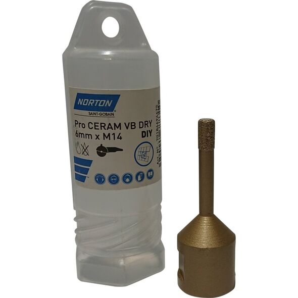 Τρυπάνι Norton Clipper Core - τρυποπρίονο CLASSIC VB 6mm 7938790 5450248344896