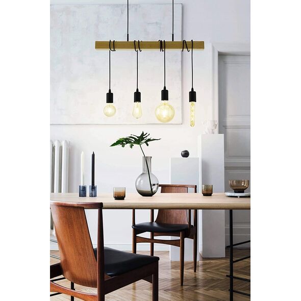 EGLO AMBER ZIGZAG-T30 E27 λαμπτήρας 4W, LED 2200K (11679 - Eglo) 8089750 9002759116798