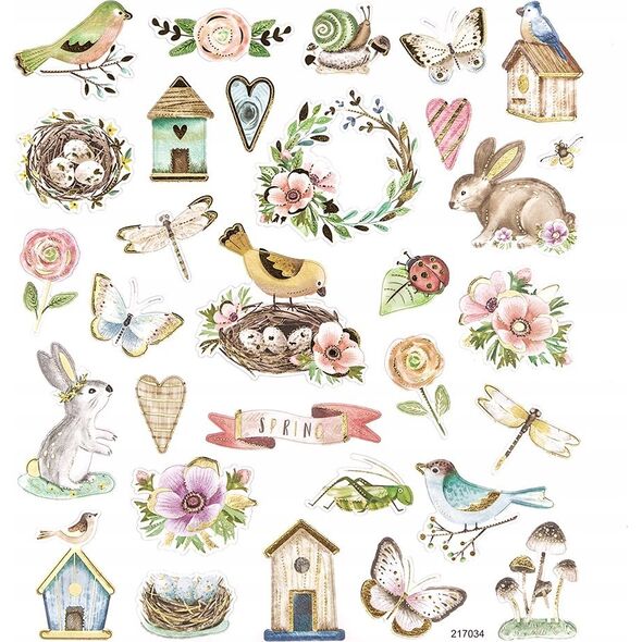 Αυτοκόλλητα Dalprint DPCRAFT Breath of Spring 31 τεμ. Dalprint 8128024 5903925000016