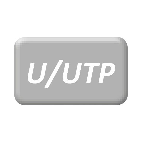 Roline ROLINE - Patch- Cable - RJ- 45 (M) έως RJ- 45 (M) - 20 m - UTP - CAT 6a - χωρίς αλογόνο, διαμορφωμένο, στραγγισμένο - μαύρο (21.15.2759) 5272414 7611990138944