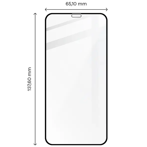 Bizon Glass Edge tempered glass - [2 PACK] + lens protection Apple iPhone 11 Pro black