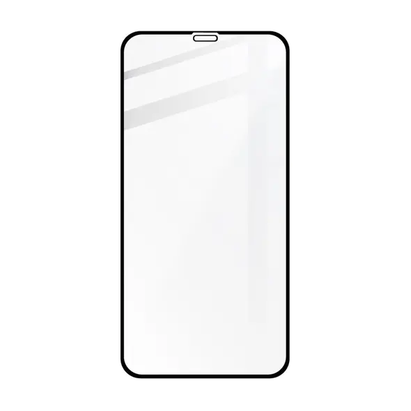 Bizon Glass Edge CF tempered glass - [2 PACK] + lens protection Apple iPhone 11 black