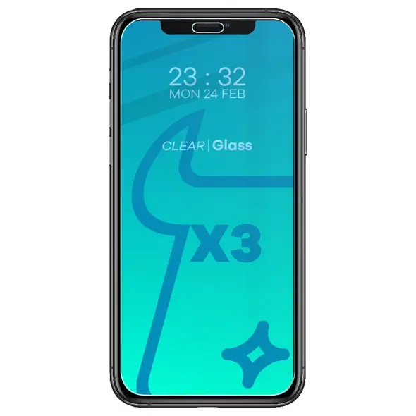 Bizon Glass Clear tempered glass - 3 pcs. + lens glass Apple iPhone 11 Pro