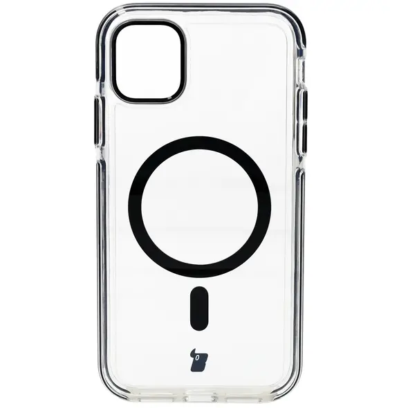 Bizon Case Marco Apple iPhone 11 clear with black frame