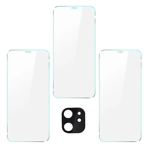 Bizon Glass Clear tempered glass - 3 pcs. + lens glass Apple iPhone 11