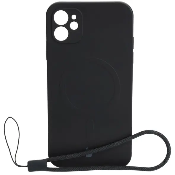 Bizon Case Silicone Magnetic Apple iPhone 11 black