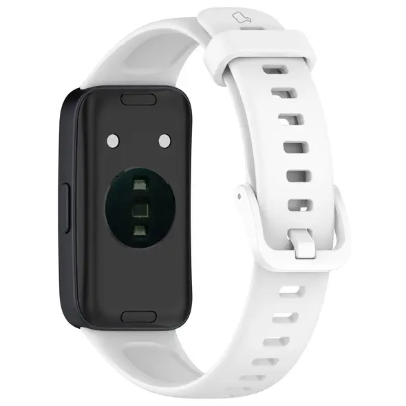 Bizon Strap Watch Silicone Huawei Band 9 / Band 8 white