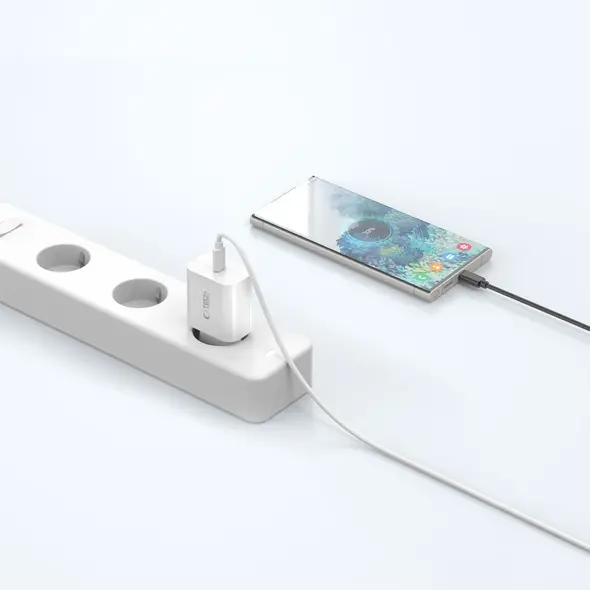Tech-Protect NC20W 1-port USB-C Network Charger PD20W White