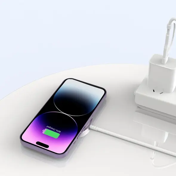 Tech-Protect QI15W-A44 Magnetic MagSafe Wireless Charger White