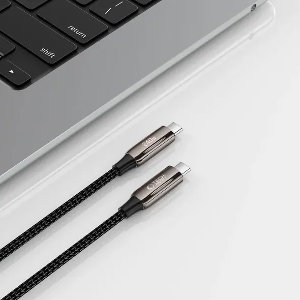 Tech-Protect UB10T Ultraboost USB-C / USB-C Cable PD240W/QC4.0 200cm Black