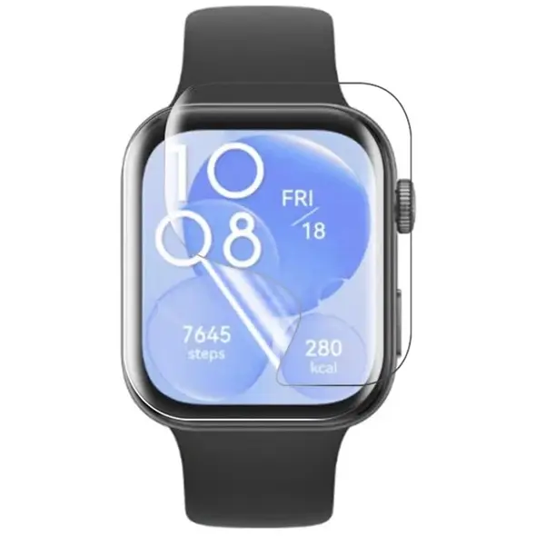 Bizon Glass Watch Hydrogel Huawei Watch Fit 3 [2 PACK]
