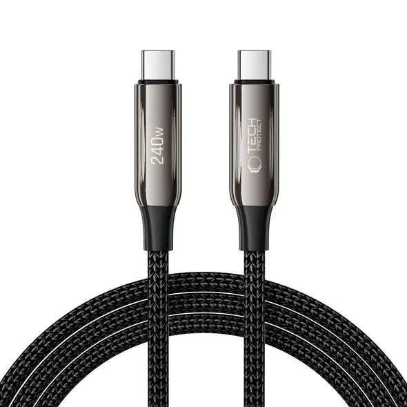 Tech-Protect UB10T Ultraboost USB-C / USB-C Cable PD240W/QC4.0 200cm Black