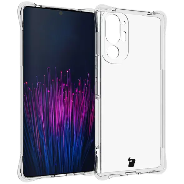 Bizon Case Clear Pack flexible case + 2x screen film HTC U24 Pro clear