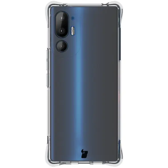 Bizon Case Clear Pack flexible case + 2x screen film HTC U24 Pro clear
