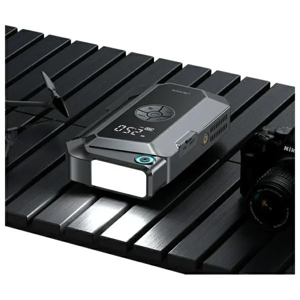 USAMS ZB287 8000mAh Powerbank Jumpstarter + built-in flashlight black