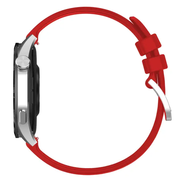 Bizon Strap Watch Silicone Pro Huawei Watch GT 5 Pro 42mm/GT 5 41mm/GT 4 41mm red