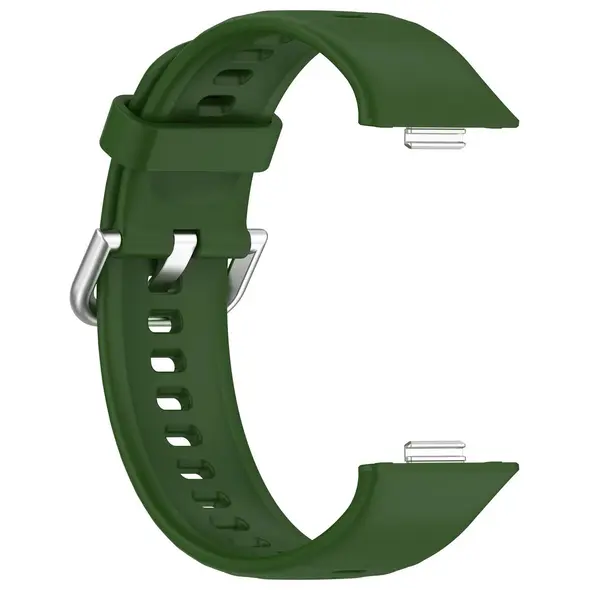 Bizon Strap Watch Silicone Pro Huawei Watch Fit 3 dark green