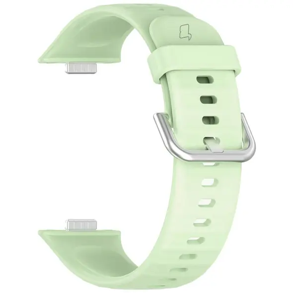 Bizon Strap Watch Silicone Pro Huawei Watch Fit 3 light green