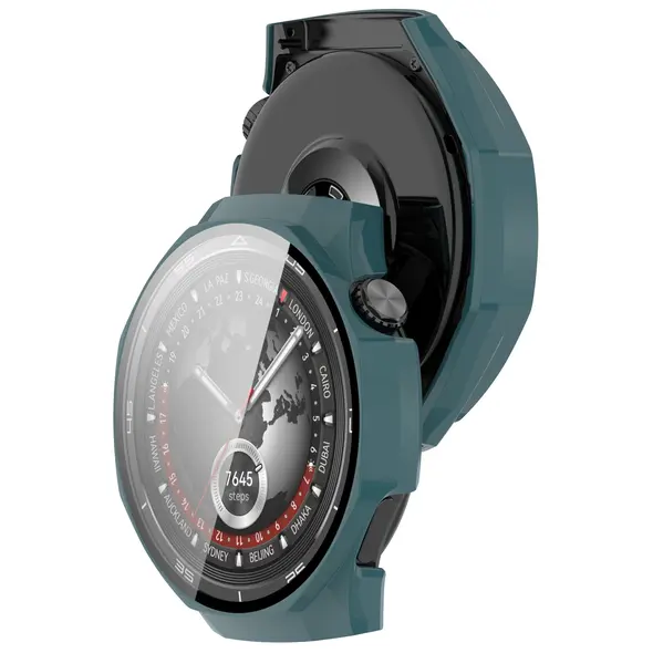 Bizon Case+Glass Watch Huawei Watch GT 5 Pro 46 mm green