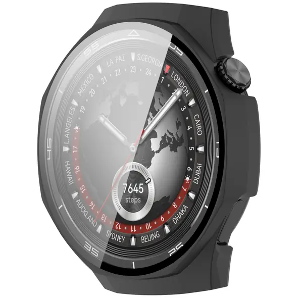 Bizon Case+Glass Watch Huawei Watch GT 5 Pro 46 mm black matte