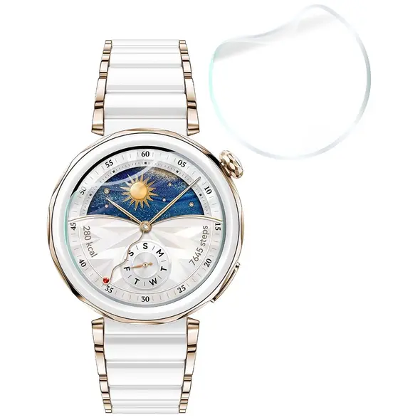 Bizon Glass Watch Hydrogel Huawei Watch GT 5 Pro 42 mm [2 PACK]