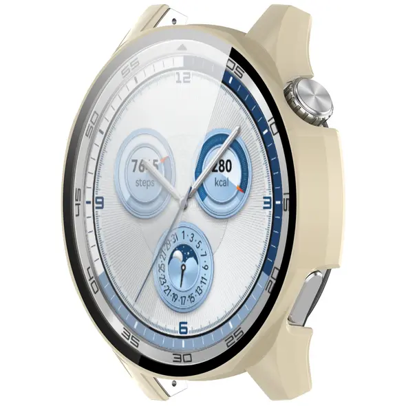 Bizon Case+Glass Watch Huawei Watch GT 5 46 mm beige