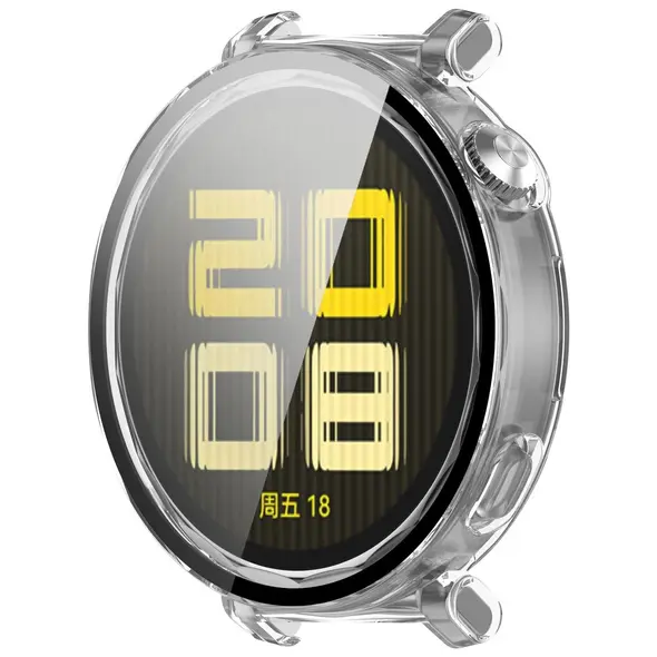 Bizon Case+Glass Watch Huawei Watch GT 5 Pro 42 mm clear