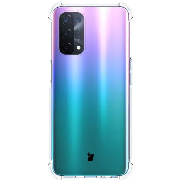 Bizon Case Clear Pack case + 2x screen glass + lens glass Oppo A74 5G / A54 5G clear