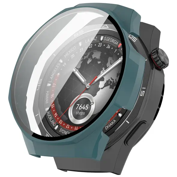 Bizon Case+Glass Watch Huawei Watch GT 5 Pro 46 mm green