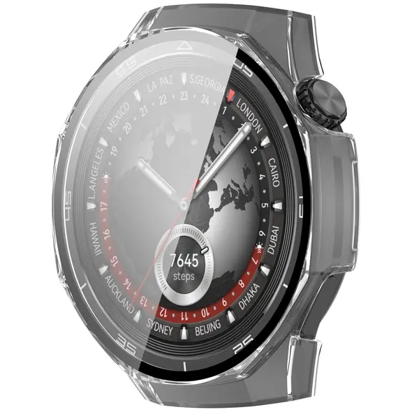 Bizon Case+Glass Watch Huawei Watch GT 5 Pro 46 mm clear