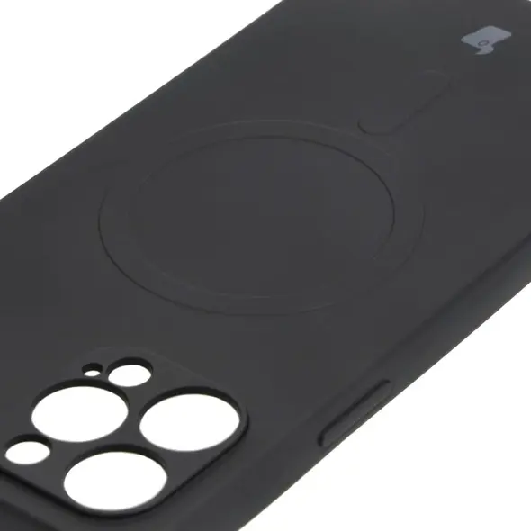 Bizon Case Silicone Magnetic Apple iPhone 12 Pro Max black