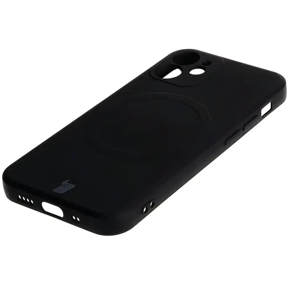 Bizon Case Silicone MagSafe Sq Apple iPhone 12 Mini black