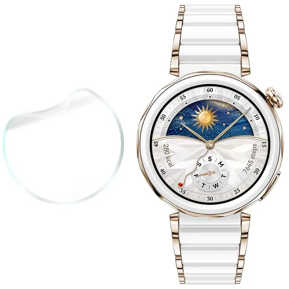 Bizon Glass Watch Hydrogel Huawei Watch GT 5 Pro 42 mm [2 PACK]
