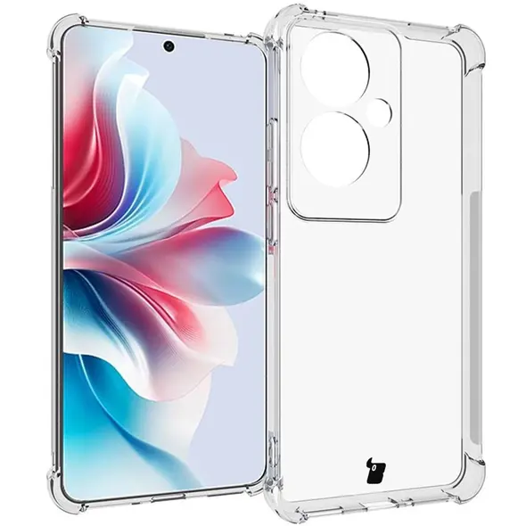 Bizon Case Clear Pack case + 2x screen film Oppo Reno11 F 5G clear