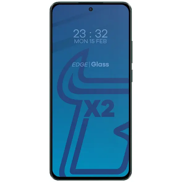 BIZON Edge 2x screen glass + camera glass Oppo Reno11 F 5G