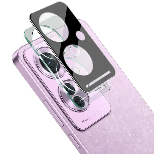 BIZON Clear 3x screen glass + camera glass Oppo Reno11 F 5G