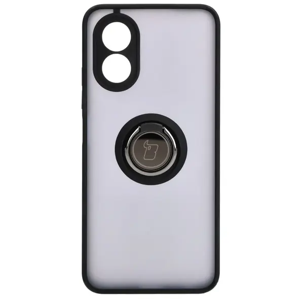 Bizon Case Hybrid Ring Oppo A38 4G smoky with a black frame