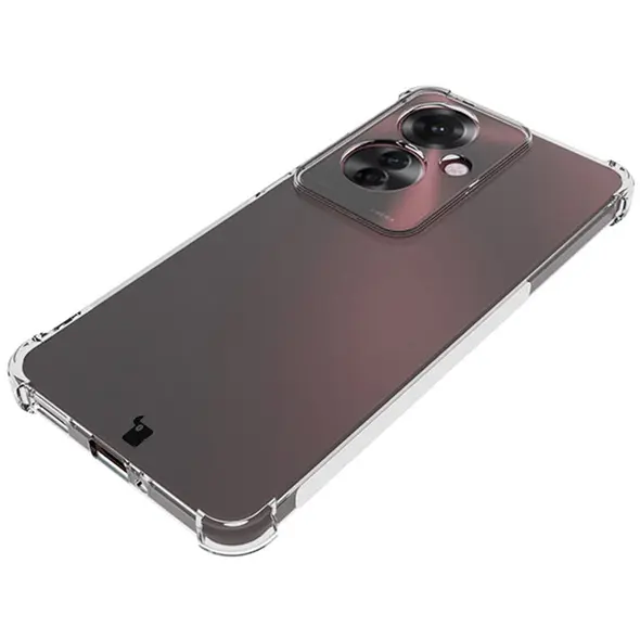 Bizon Case Clear Pack case + 2x screen film Oppo Reno11 F 5G clear