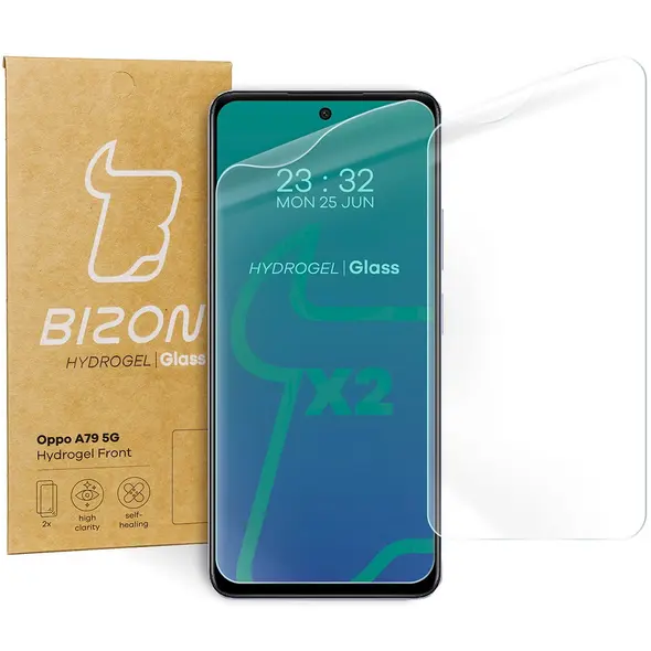 Bizon Glass Hydrogel Front Oppo A79 5G [2 PACK]