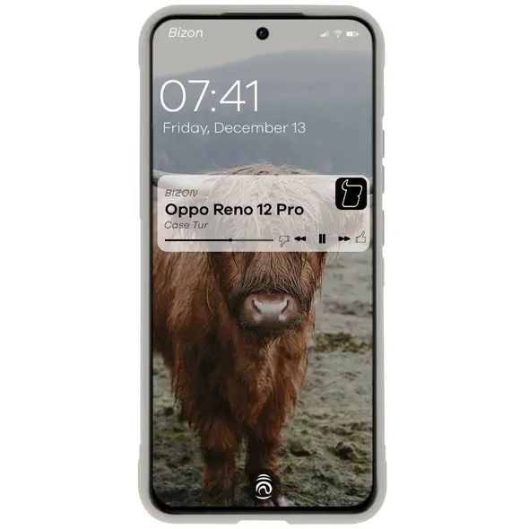 Bizon Case Tur Oppo Reno 12 Pro light grey