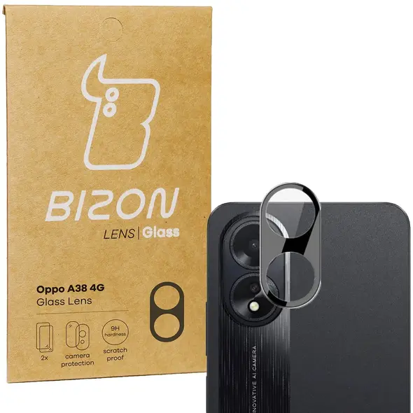 Bizon Glass Lens Oppo A38 4G [2 PACK]