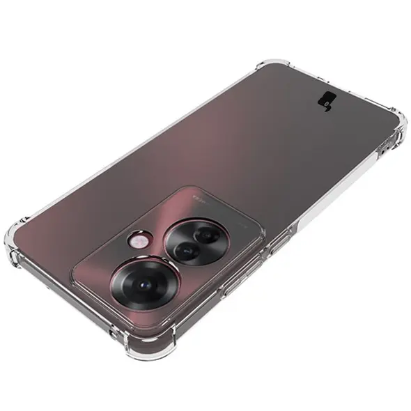 Bizon Case Clear Pack case + 2x screen film Oppo Reno11 F 5G clear