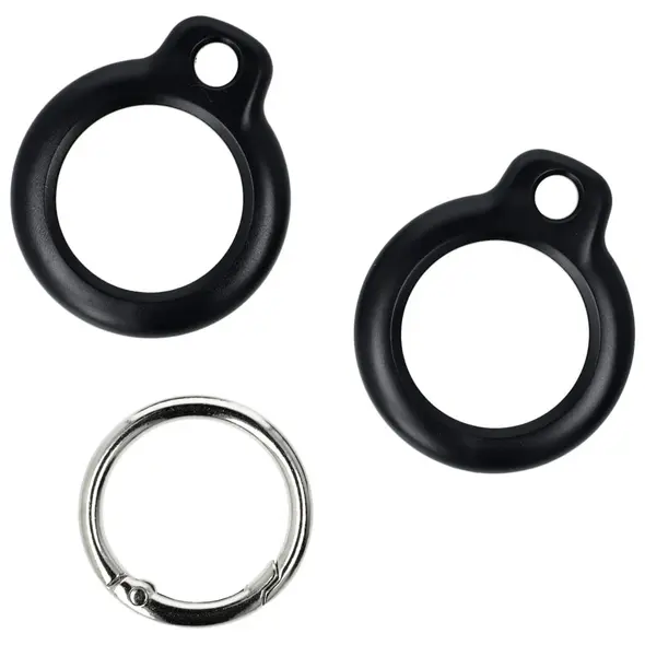 Bizon Case Locator Keychain Apple AirTag black