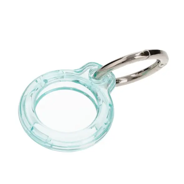 Bizon Case Locator Keychain Apple AirTag clear-mint