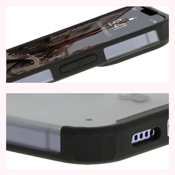 Bizon Case MatteO Apple iPhone 13 Pro transparent with black frame