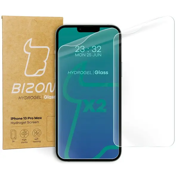 Bizon Glass Hydrogel Apple iPhone 13 Pro Max [2 PACK]