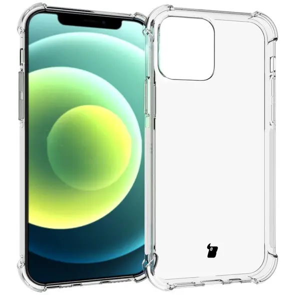 Bizon Case Clear Pack case + 2x screen glass + lens glass Apple iPhone 13 Pro clear