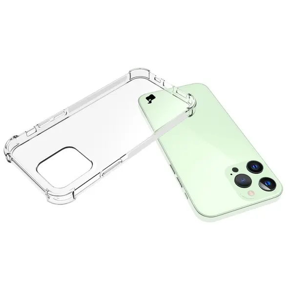 Bizon Case Clear Pack case + 2x screen glass + lens glass Apple iPhone 13 Pro clear