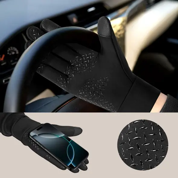 Tech-Protect WG01 Winter Touchscreen Gloves M Black